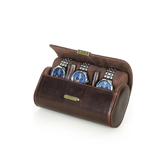 Leather Watch Case For 3 Watches