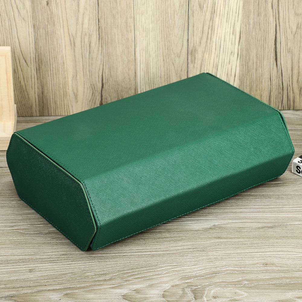 Saffiano Leather Watch Case For 8 Watches