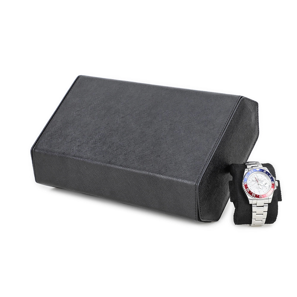 Saffiano Leather Watch Case For 8 Watches