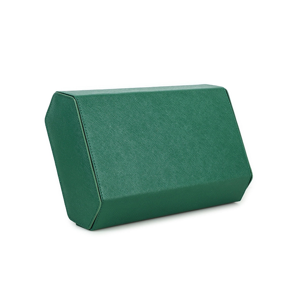 Saffiano Leather Watch Case For 8 Watches