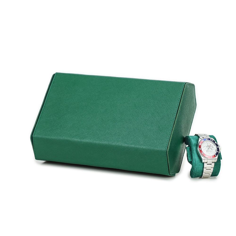 Saffiano Leather Watch Case For 8 Watches
