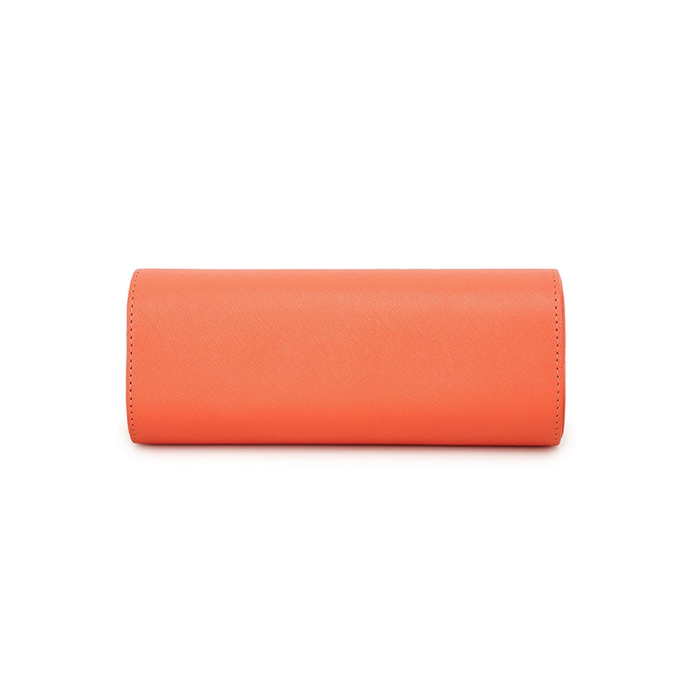 Saffiano Leather Watch Case For 3 Watches