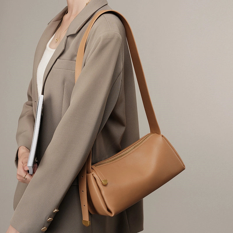 Leather Convertible Crossbody Bag