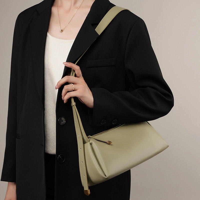 Leather Convertible Crossbody Bag