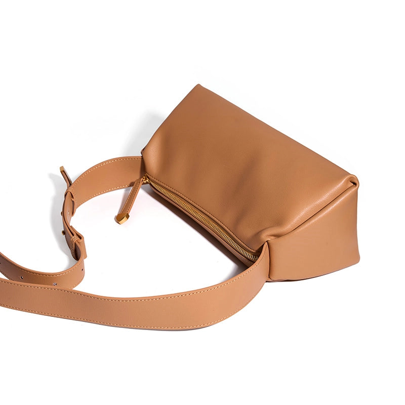 Leather Convertible Crossbody Bag