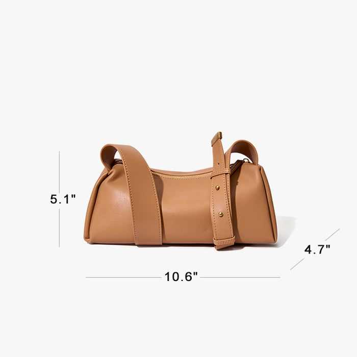 Leather Convertible Crossbody Bag