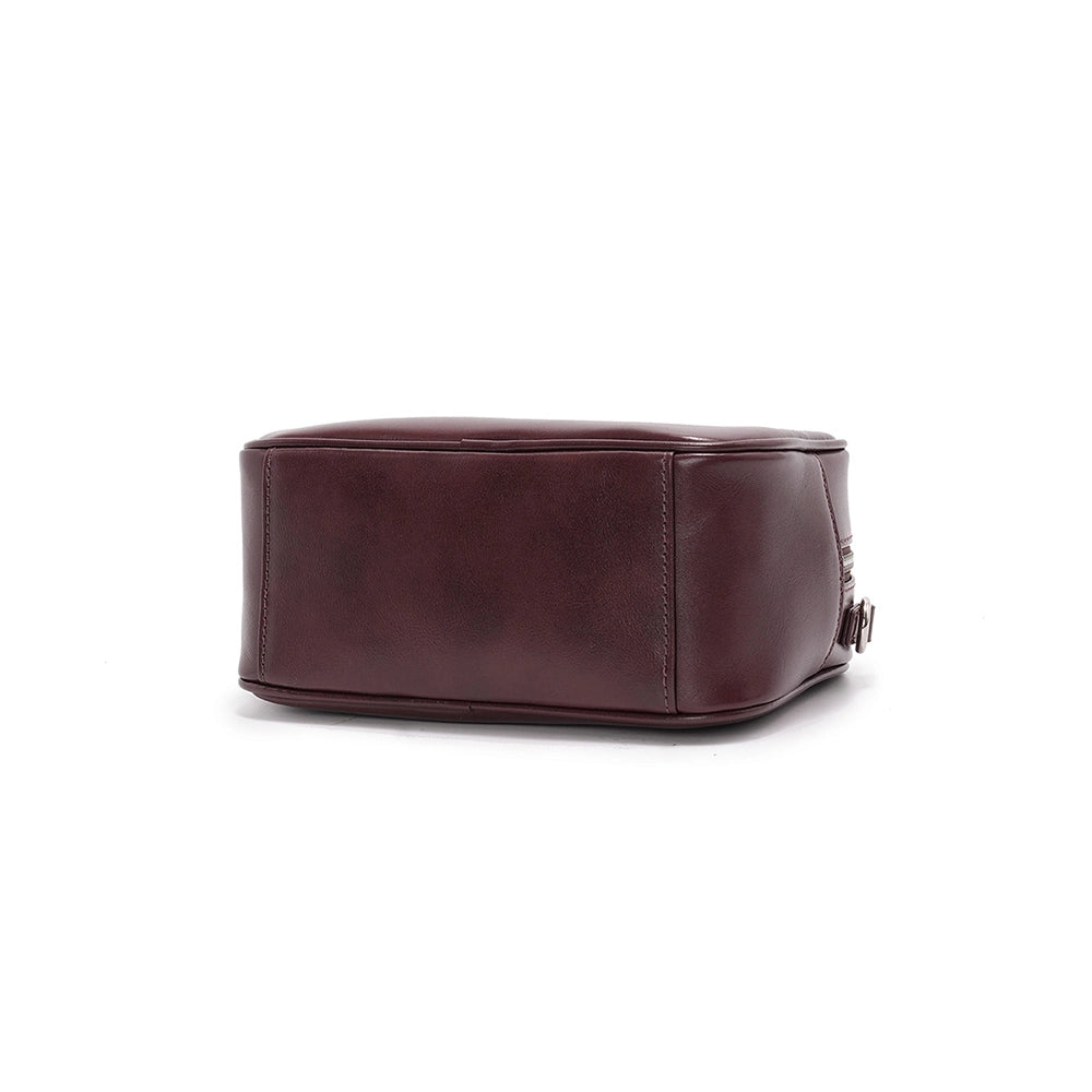 Women's Leather Compact Dome Satchel