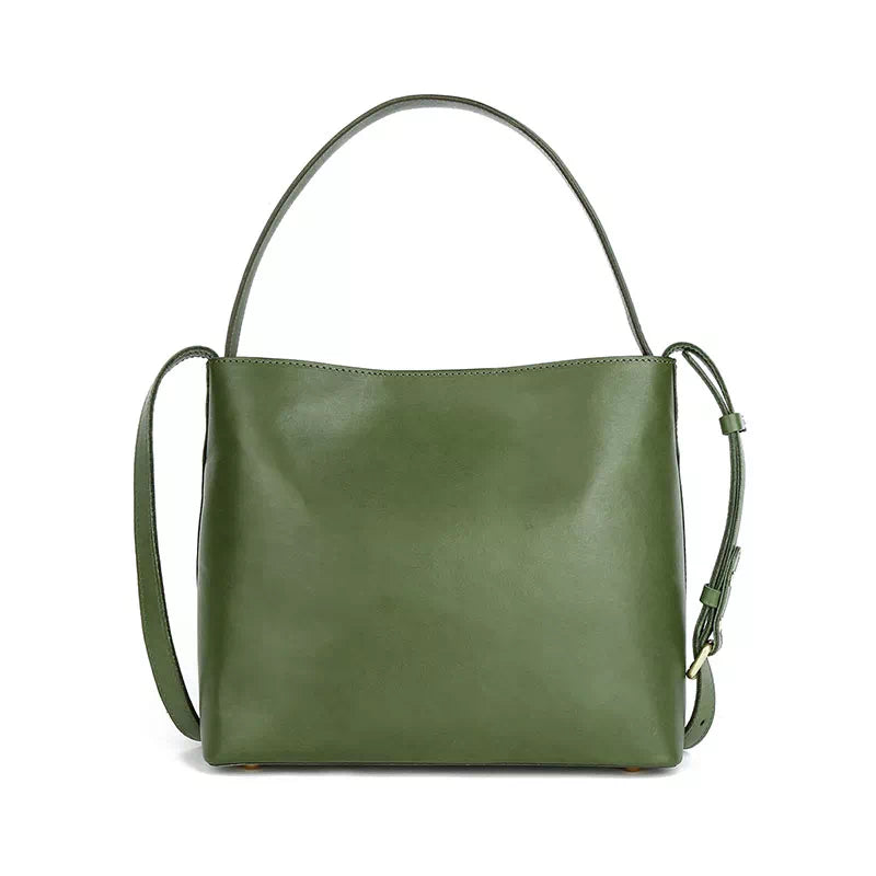 Vegetable Tanned Leather Crossbody Bag