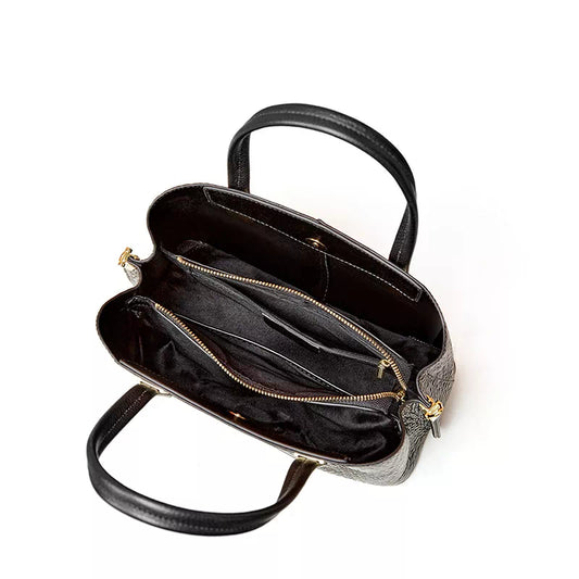 Leather Satchel Top Handle Bag
