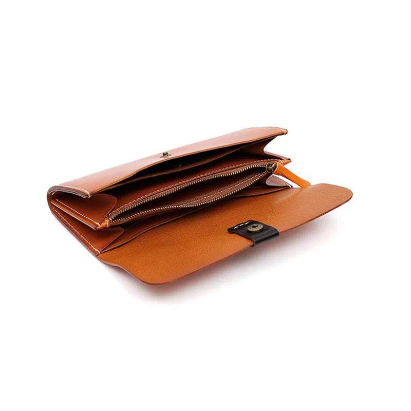 Women's Snap Leather Wallet