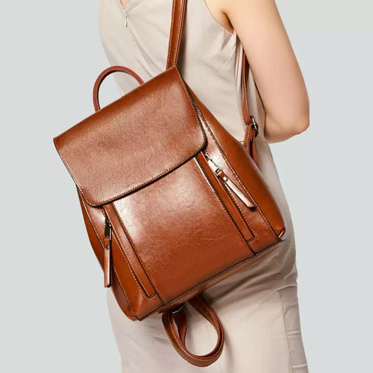 Women's Leather Backpack Purse