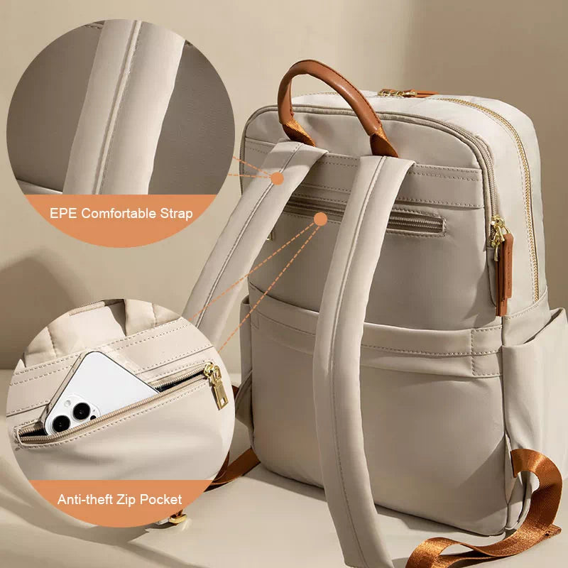 Bag with laptop top compartment womens