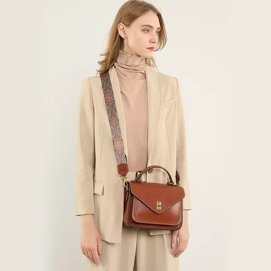 Leather Crossbody Handbag