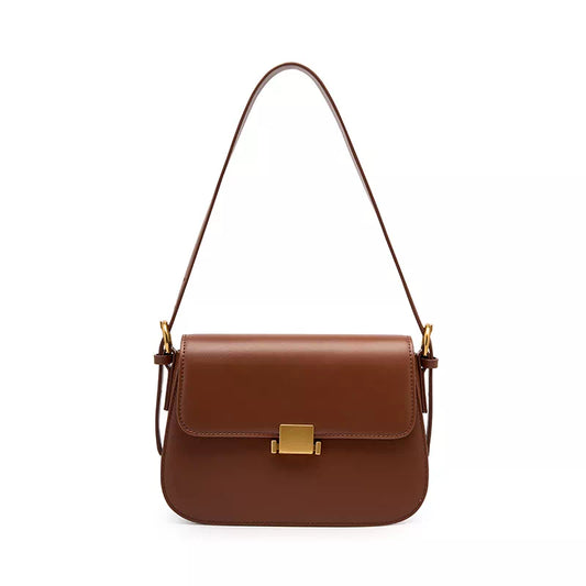 Leather Flap Convertible Shoulder Bag